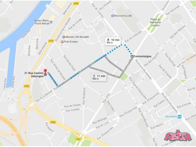 T1 non meublé de 29.13m² avec parking - Port de Lille