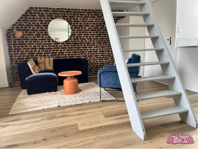T1 bis mezzanine meublé wazemmes 47m²